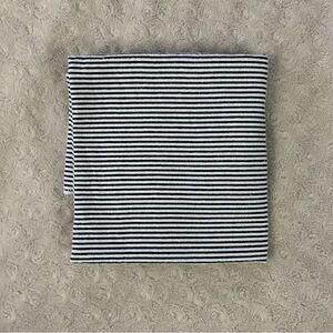 Simple Joys by Carter's Black White Stripes Baby Receiving Blanket Flannel